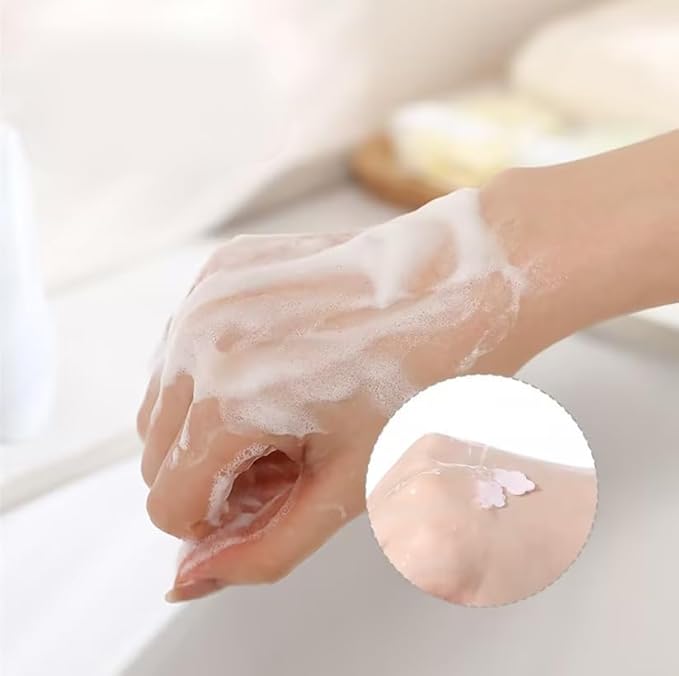 3 Boxes 300Pcs Portable Hand Washing Soap Sheets, Different Scented Mini Petal Hand Wash Soap Sheets, Disposable Soluble Soap for Outdoor Travel, Camping, Hiking