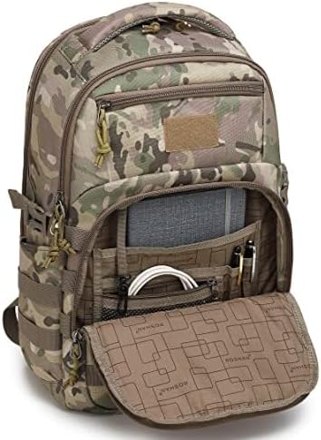 Wotony Military tactical backpack, backpack for men black small tactical assault bag