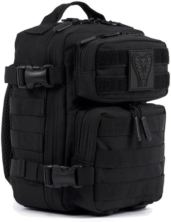 WOLFpak 9L Backpack Mini (Black Venom) Small Tactical Backpack – 9L EDC Daypack, Compact & Water-Resistant Bag for Gym, Hiking, Commuting