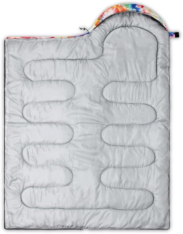 QOOMO Camping Sleeping Bags,3 Season Warm & Cool Weather,Lightweight,Waterproof Sleeping Bags for Adults & Kids,Traveling,and Outdoors,Camping Gear Equipment