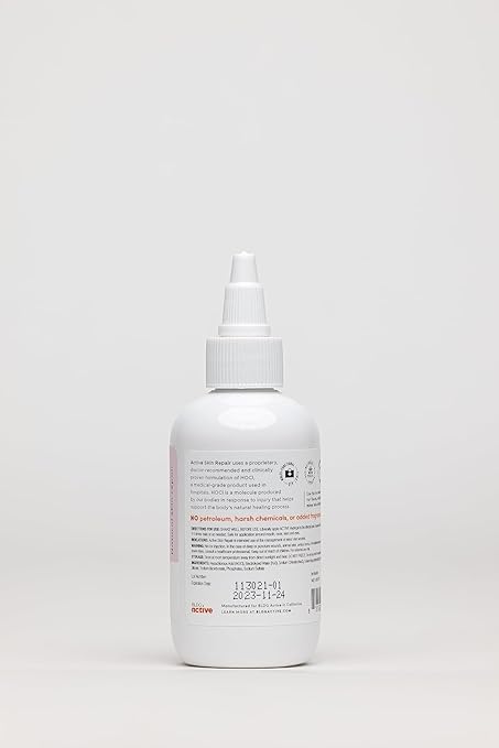 Active Skin Repair First Aid Skin Healing Burn Hydrogel - Natural, Non-Toxic, & No Sting Skin Burn Ointment with Hypochlorus Acid for Immediate Pain Relief, HSA/FSA Eligible, 3 oz