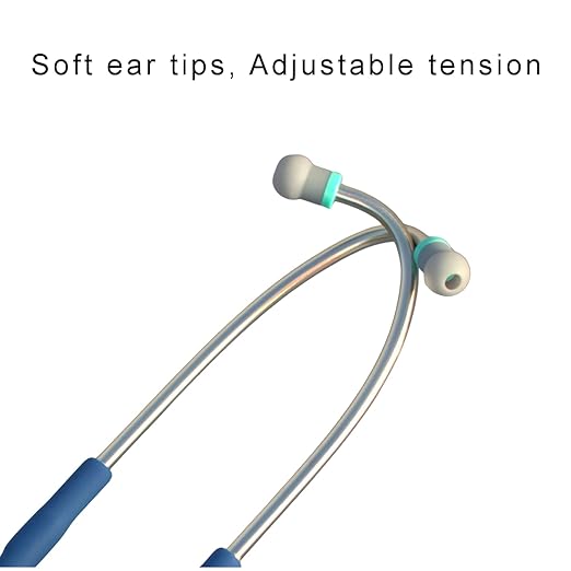 Virtuoso Dual Head Cardiology Stethoscope, Professional Quality, Long Tube, KS-751 Burgundy