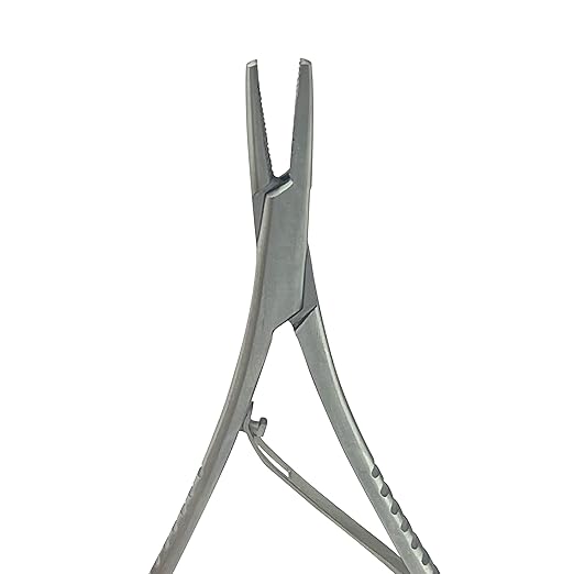 3 Pcs Orthodontic Instruments Tool Set - Hard Wire Cutter, Mathieu Ligature Elastic Placing Plier, Slim Weingart Plier