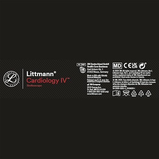 3M Littmann Classic III Monitoring Stethoscope, 5910C, More Than 2X as Loud, Weighs Less, 27" Champagne Rose Satin-Finish Tube for Added Comfort, Flexibility and Cleanability