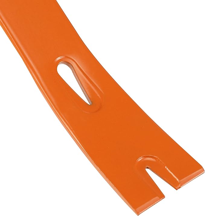 ValueMax 2-piece Flat Pry Bar Set, Includes 7-1/2” Mini Pry Bar, 15” Heavy Duty Nail Puller, Claw Bar, Wonder Bar, Corrosion Resistant Carbon Steel Made, for Kitchen Remodel, Prying Apart Boards