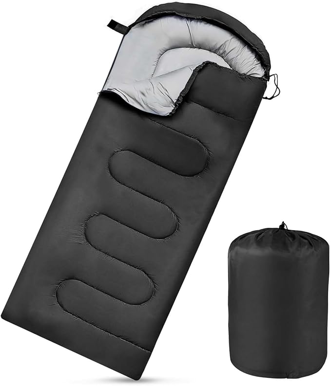 Camping Sleeping Bags for Adults Kids Waterproof Lightweight Sleeping Bag for Cold Weather or Warm Backpacking Hiking Mountaineering Indoor Outdoor Use