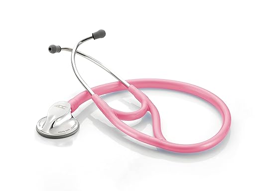 ADC Adscope 600 Platinum Series Cardiology Stethoscope with Tunable AFD Technology, 27 inch Length