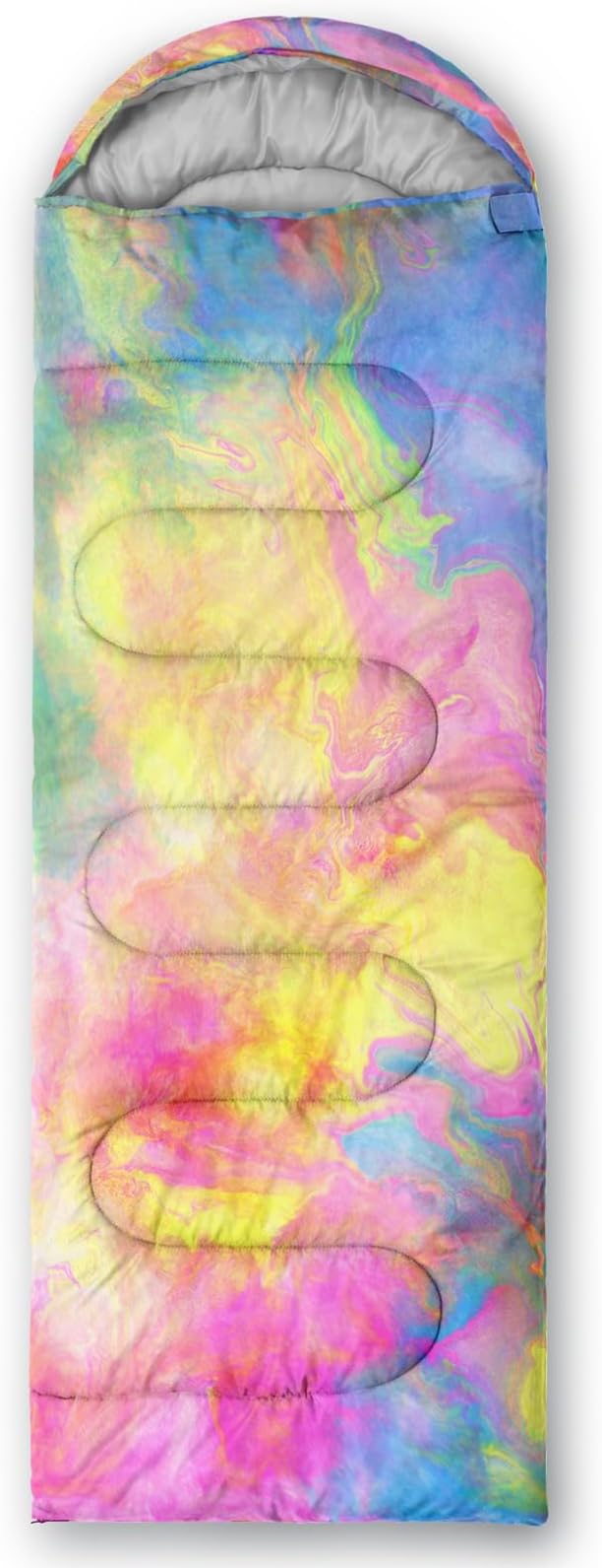 QOOMO Camping Sleeping Bags,3 Season Warm & Cool Weather,Lightweight,Waterproof Sleeping Bags for Adults & Kids,Traveling,and Outdoors,Camping Gear Equipment