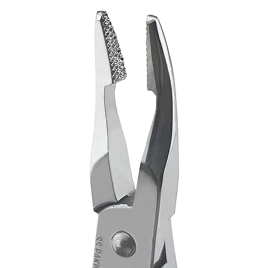 3 Pcs Orthodontic Instruments Tool Set - Hard Wire Cutter, Mathieu Ligature Elastic Placing Plier, Slim Weingart Plier
