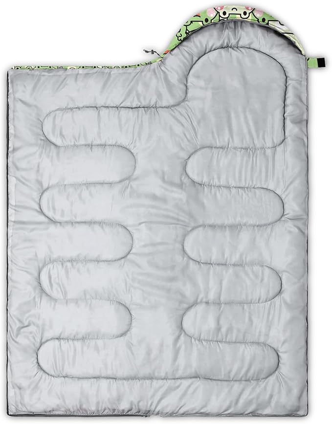 QOOMO Camping Sleeping Bags,3 Season Warm & Cool Weather,Lightweight,Waterproof Sleeping Bags for Adults & Kids,Traveling,and Outdoors,Camping Gear Equipment