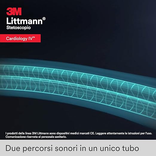 3M Littmann Cardiology IV Diagnostic Stethoscope, 6238, More Than 2X as Loud, Weighs Less, Stainless Steel High Polish Smoke-Finish Chestpiece, 27" Gray Tube, Smoke Stem, and Headset