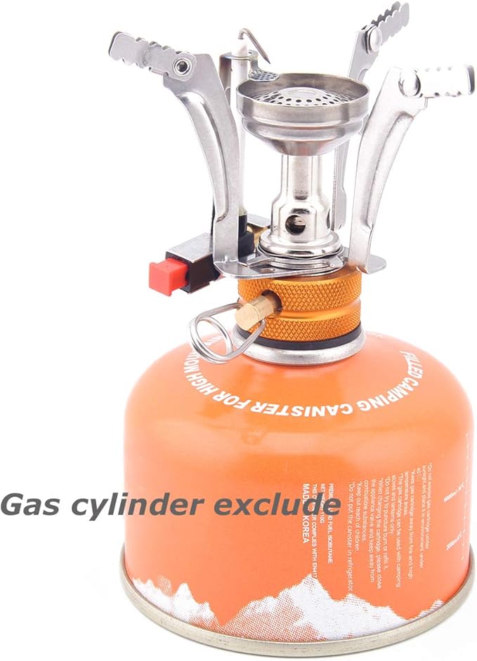 Ultralight Backpacking Stove Portable Camping Stove with Piezo Ignition Perfect for Camping, Hiking and Backpacking Trips