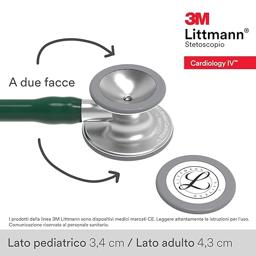3M Littmann Cardiology IvTM 27"; Stethoscope Hunter Green