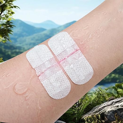 34 Pack Wound Closure Strips, Zip Stitches Wound Closure Kit 6PCS Repair Wounds Without Stitches, Sutures Butterfly Bandaids for Cut Care, Skin Closures, Outdoor Survival, Trauma Care