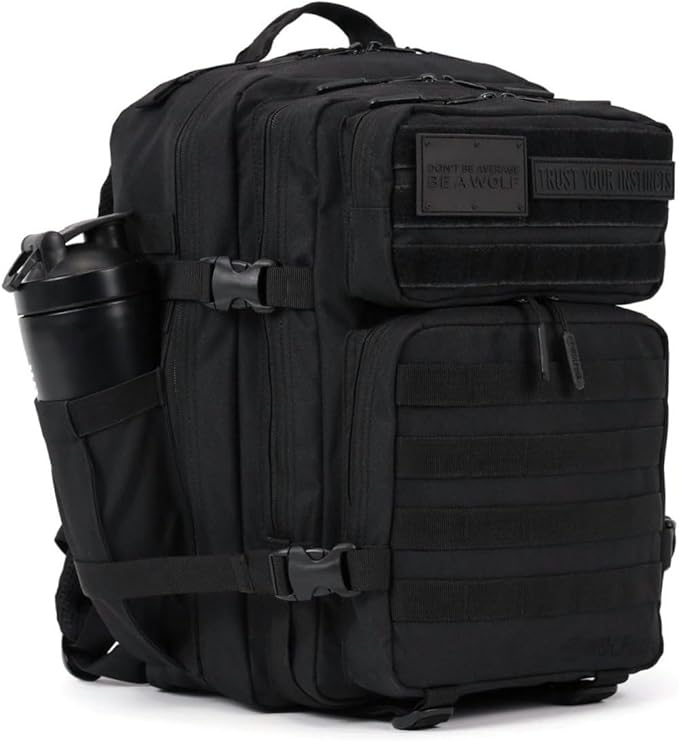 WOLFpak 35L Backpack (NightShade Edition) The Original Backpack. Tactical Bags For The Gym and Travel Bag.