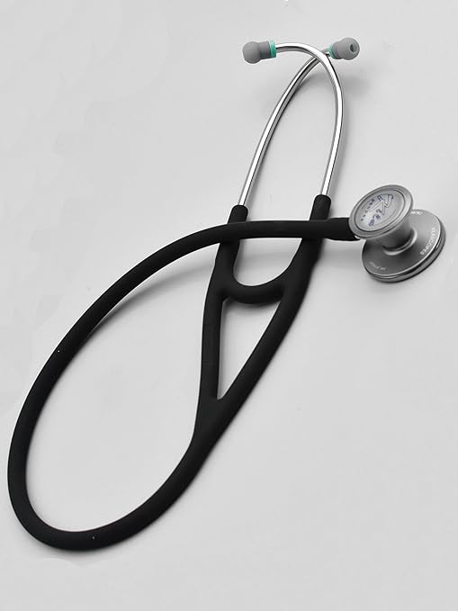 Virtuoso Dual Head Cardiology Stethoscope, Professional Quality, Long Tube, KS-751 Black