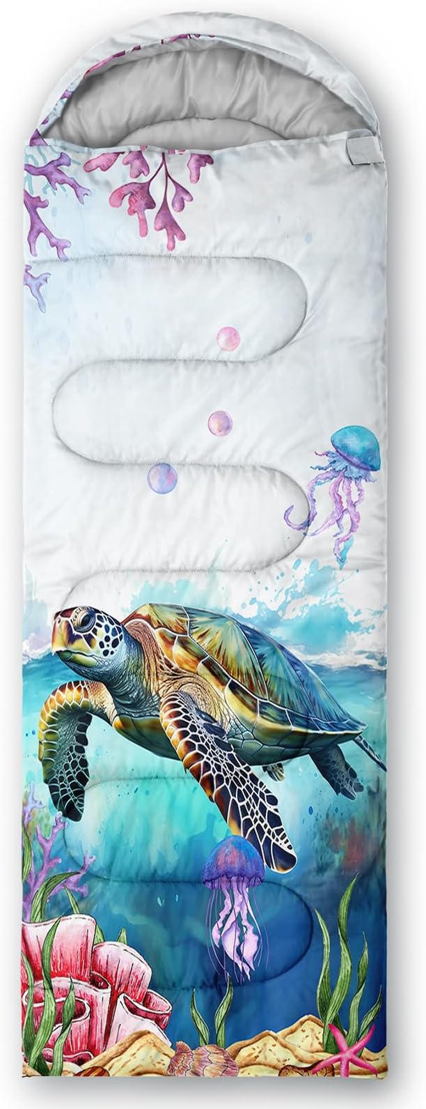 QOOMO Camping Sleeping Bags,3 Season Warm & Cool Weather,Lightweight,Waterproof Sleeping Bags for Adults & Kids,Traveling,and Outdoors,Camping Gear Equipment