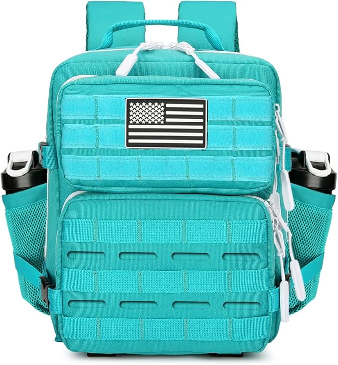 9L Mini Tactical Backpack 9L Assault Pack 9L Tactical Backpack Hiking Fitness Backpack(Lake Blue)