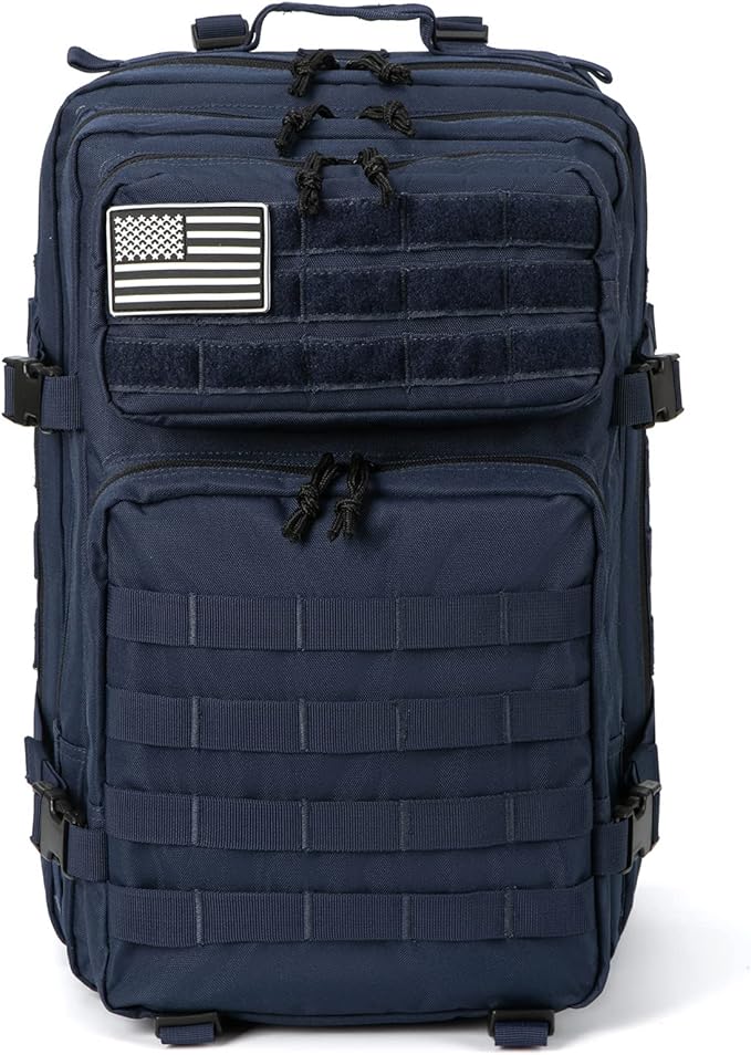QT&QY 45L Military Tactical Backpacks Molle Army Assault Pack 3 Day Bug Out Bag Hiking Treeking Rucksack…