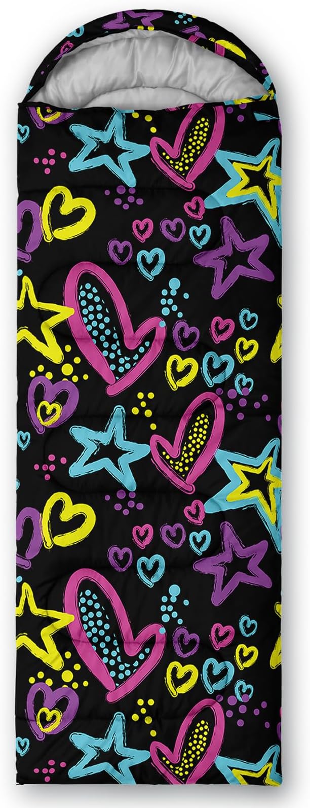 QOOMO Camping Sleeping Bags,3 Season Warm & Cool Weather,Lightweight,Waterproof Sleeping Bags for Adults & Kids,Traveling,and Outdoors,Camping Gear Equipment