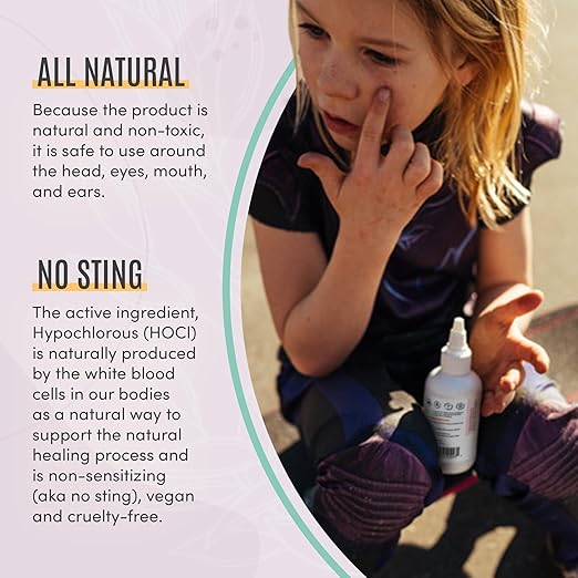 Active Skin Repair First Aid Skin Healing Burn Hydrogel - Natural, Non-Toxic, & No Sting Skin Burn Ointment with Hypochlorus Acid for Immediate Pain Relief, HSA/FSA Eligible, 3 oz