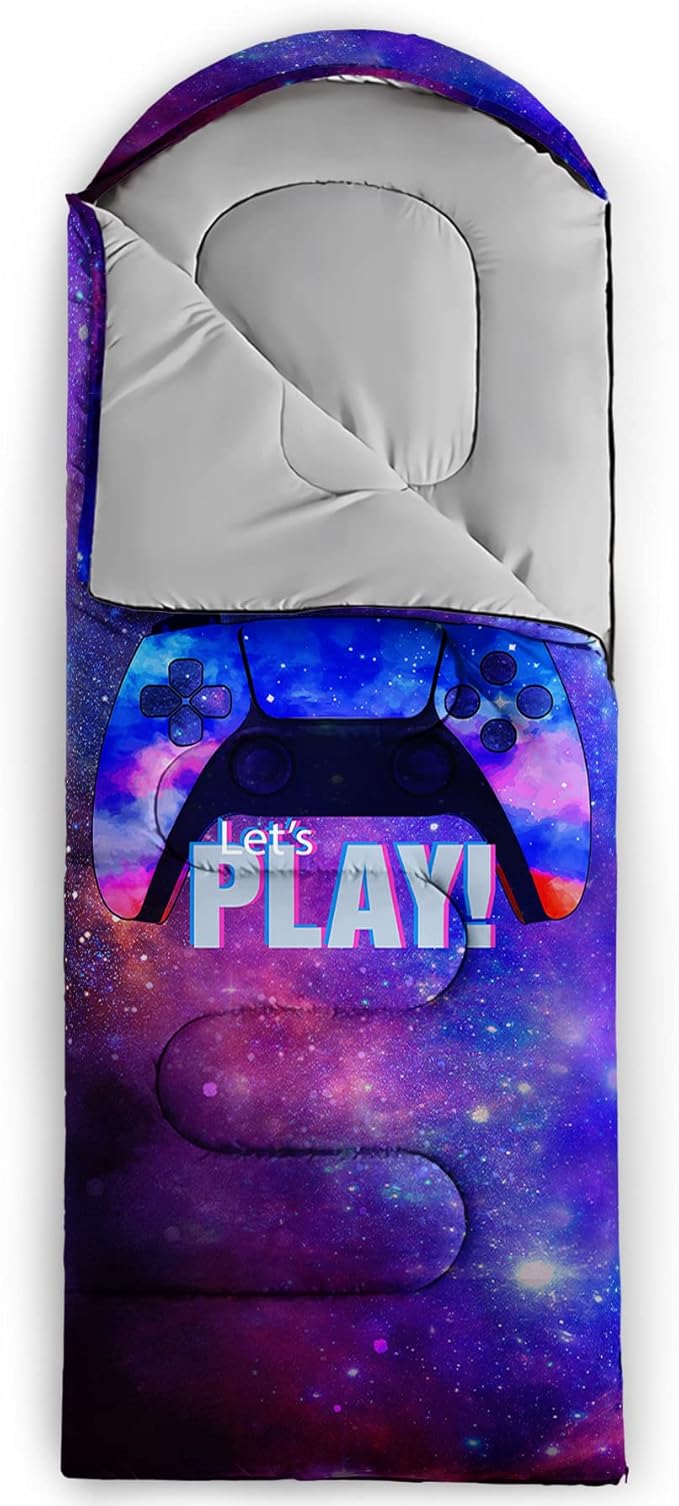 BSNTHO Camping Sleeping Bags,3 Season Warm & Cool Weather,Lightweight,Waterproof Sleeping Bags for Adults & Kids,Traveling,and Outdoors,Camping Gear Equipment