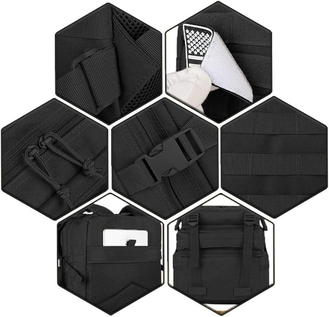 QT&QY 45L Military Tactical Backpacks Molle Army Assault Pack 3 Day Bug Out Bag Hiking Treeking Rucksack…