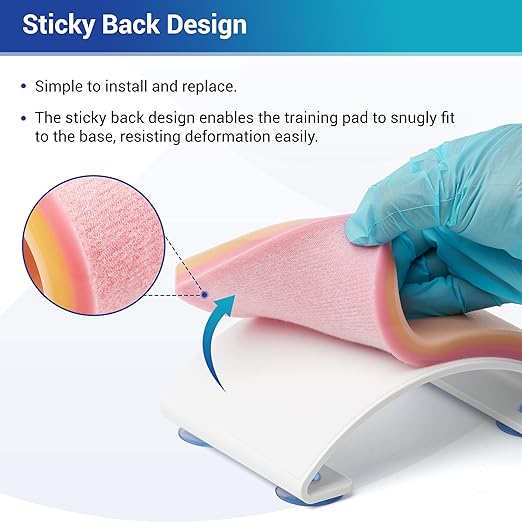 Alcedo Suture Practice Kit for Medical Students, Complete Set (33 Pieces) Includes Arch-Shaped and Pre-Cut Wounds Pads, Tools Kit, and Suture Threads, Perfect for Practice and Education Demonstration