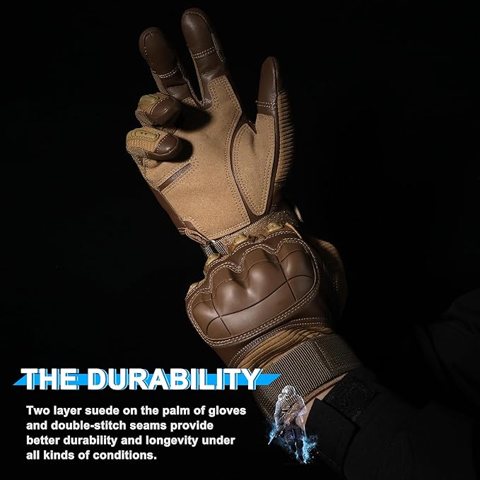 WTACTFUL Tactical Gloves for Men - Touch Screen - Airsoft Motorcycle Outdoor Costume