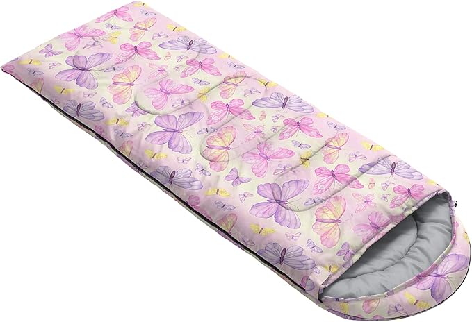 QOOMO Camping Sleeping Bags,3 Season Warm & Cool Weather,Lightweight,Waterproof Sleeping Bags for Adults & Kids,Traveling,and Outdoors,Camping Gear Equipment