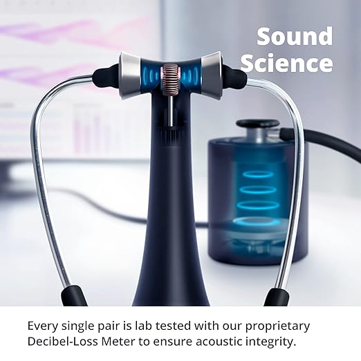 Greater Goods Dual-Head Stethoscope ā Clinical Grade, Lightweight, High-Precision Sound, Ideal for Doctors, Nurses, Students, and Medical Professionals, FSA and HSA Eligible (Black)