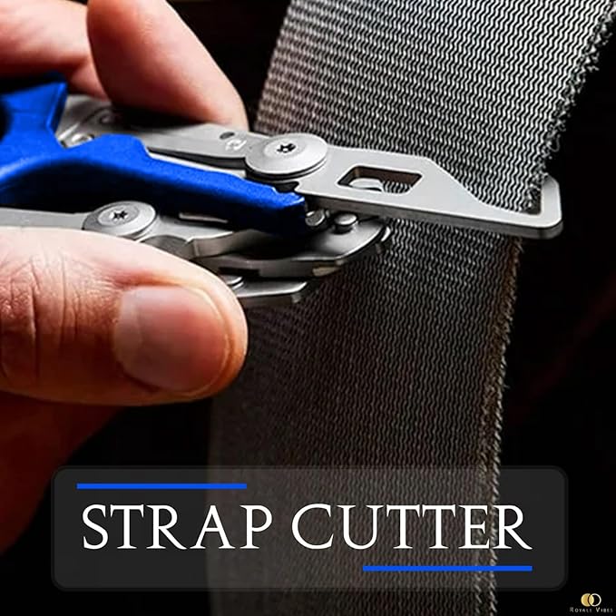6-in-1 Multifunctional Trauma Shears – Premium Medical Shears for Nurses, EMTs, and First Responders (Blue)