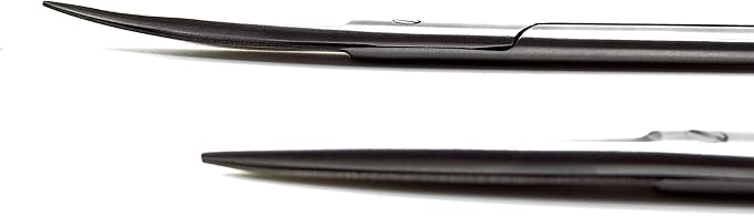 2 Pcs Dental Surgical Medical ENT Scissors Kelly Straight & Curved 7" Sharp/Sharp Instruments