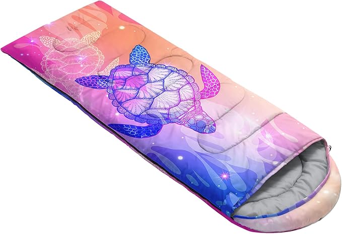 QOOMO Camping Sleeping Bags,3 Season Warm & Cool Weather,Lightweight,Waterproof Sleeping Bags for Adults & Kids,Traveling,and Outdoors,Camping Gear Equipment