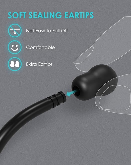 Single Head Stethoscope for Doctors/Nurses/Nursing School Students, Medical and Home Use with Accessories Name Tag, FSA HSA Eligible (White Tube, with EVA Case)