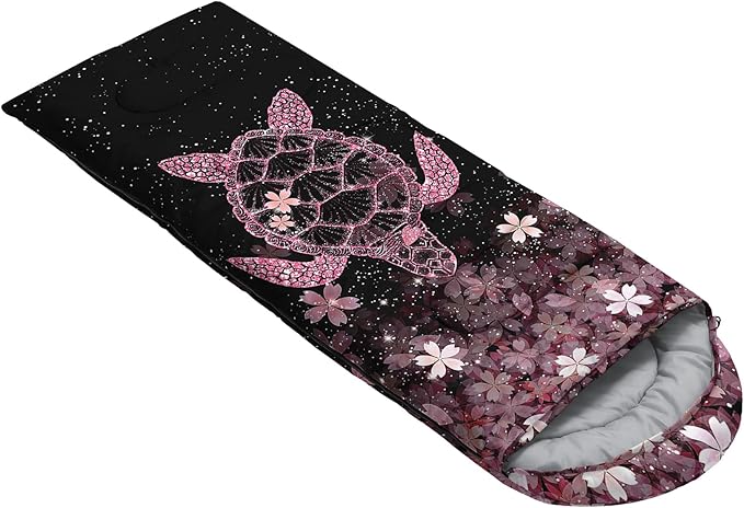 QOOMO Camping Sleeping Bags,3 Season Warm & Cool Weather,Lightweight,Waterproof Sleeping Bags for Adults & Kids,Traveling,and Outdoors,Camping Gear Equipment