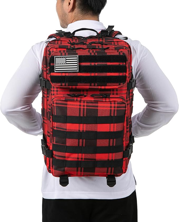 QT&QY 45L Military Tactical Backpacks Molle Army Assault Pack 3 Day Bug Out Bag Hiking Treeking Rucksack…