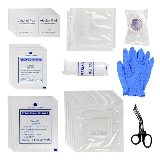 34 Pack Wound Closure Strips, Zip Stitches Wound Closure Kit 6PCS Repair Wounds Without Stitches, Sutures Butterfly Bandaids for Cut Care, Skin Closures, Outdoor Survival, Trauma Care