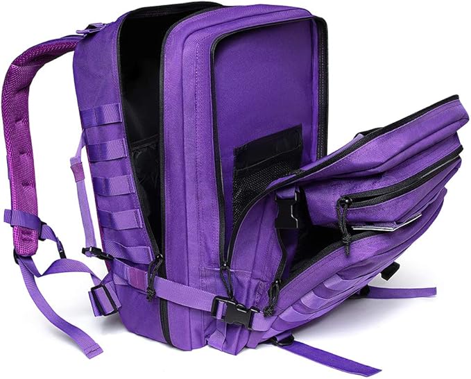 QT&QY 45L Military Tactical Backpacks Molle Army Assault Pack 3 Day Bug Out Bag Hiking Treeking Rucksack…