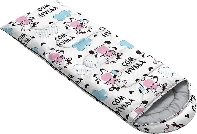 QOOMO Camping Sleeping Bags,3 Season Warm & Cool Weather,Lightweight,Waterproof Sleeping Bags for Adults & Kids,Traveling,and Outdoors,Camping Gear Equipment