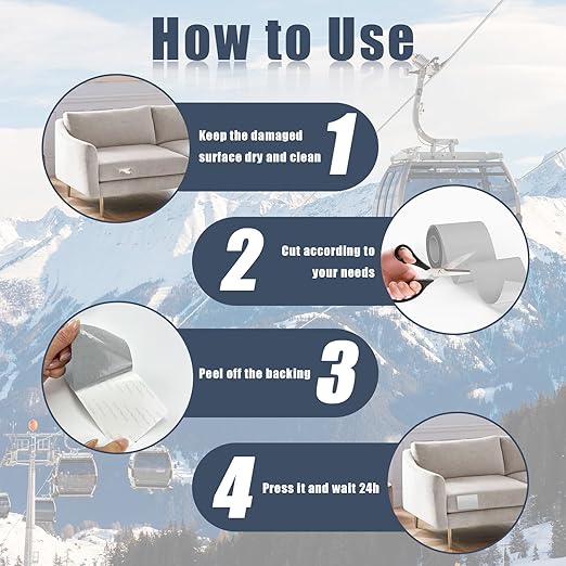 Cahomo 7.9x3.9 inch 12 PCS Nylon Repair Patch Nylon Repair Tape Self Adhesive Fabric Tapes Outdoor Camping Gear Fabric kit for Tent, Umbrella, Down Jackets, Sleeping Bag, Knapsack(Red)