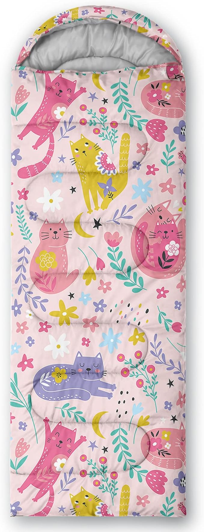 QOOMO Camping Sleeping Bags,3 Season Warm & Cool Weather,Lightweight,Waterproof Sleeping Bags for Adults & Kids,Traveling,and Outdoors,Camping Gear Equipment