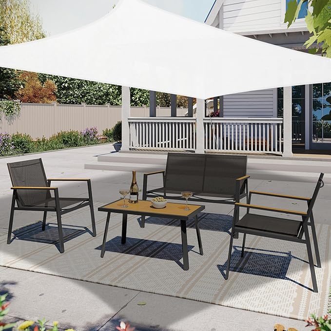 10' x 13' Sun Shade Sail, Rectangle Waterproof Canopy Awning UV Block Sunshade for Outdoor Patio Garden Terrace Backyard Pergola Sunscreen (White) (Customization Acceptable)