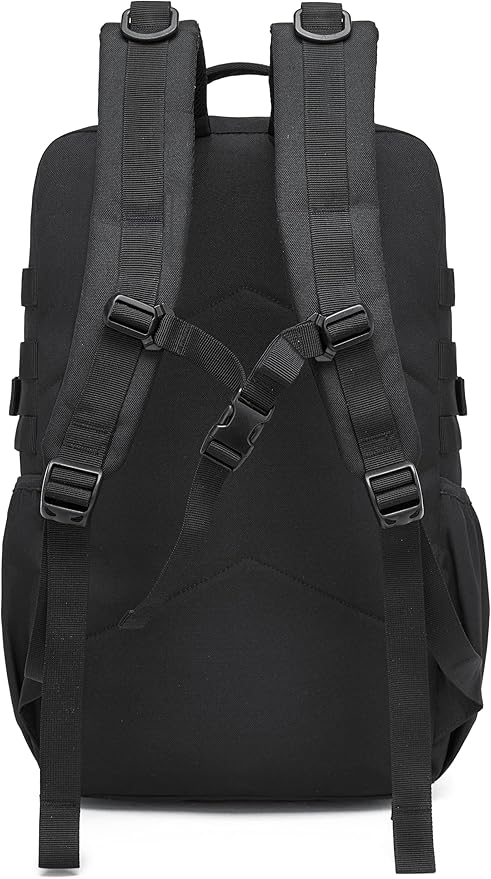 Wotony Tactical Backpack - Military waterproof backpack with multiple pockets and tactical gear for the outdoors (Black, 35L)