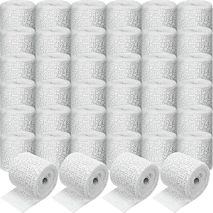 Treela Plaster Cloth Rolls Gauze Bandages Rolls Strips for Belly Casts, Scenery Molds, Mask Making, Art Projects, Body Casts, Craft Supplies(2 Inch x 118 Yard)