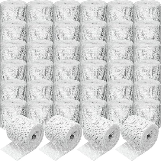 Treela Plaster Cloth Rolls Gauze Bandages Rolls Strips for Belly Casts, Scenery Molds, Mask Making, Art Projects, Body Casts, Craft Supplies(2 Inch x 118 Yard)