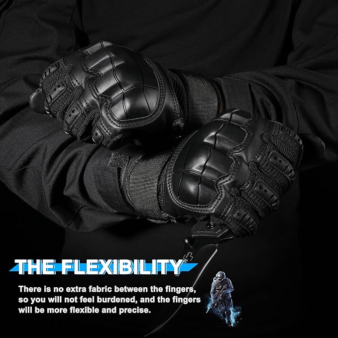 WTACTFUL Tactical Gloves for Men - Touch Screen - Airsoft Motorcycle Outdoor Costume