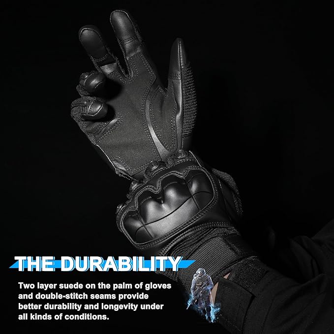WTACTFUL Tactical Gloves for Men - Touch Screen - Airsoft Motorcycle Outdoor Costume