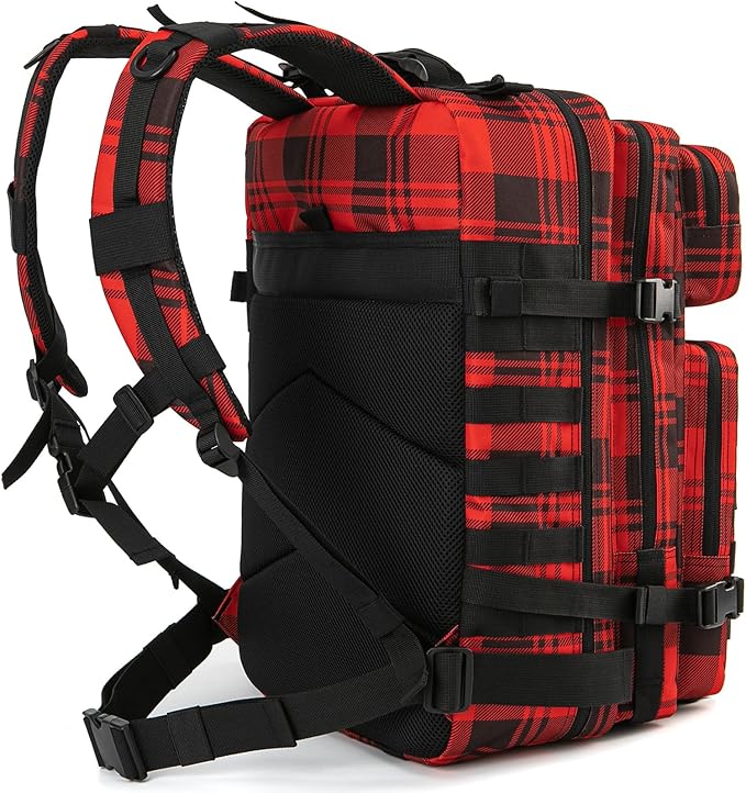 QT&QY 45L Military Tactical Backpacks Molle Army Assault Pack 3 Day Bug Out Bag Hiking Treeking Rucksack…