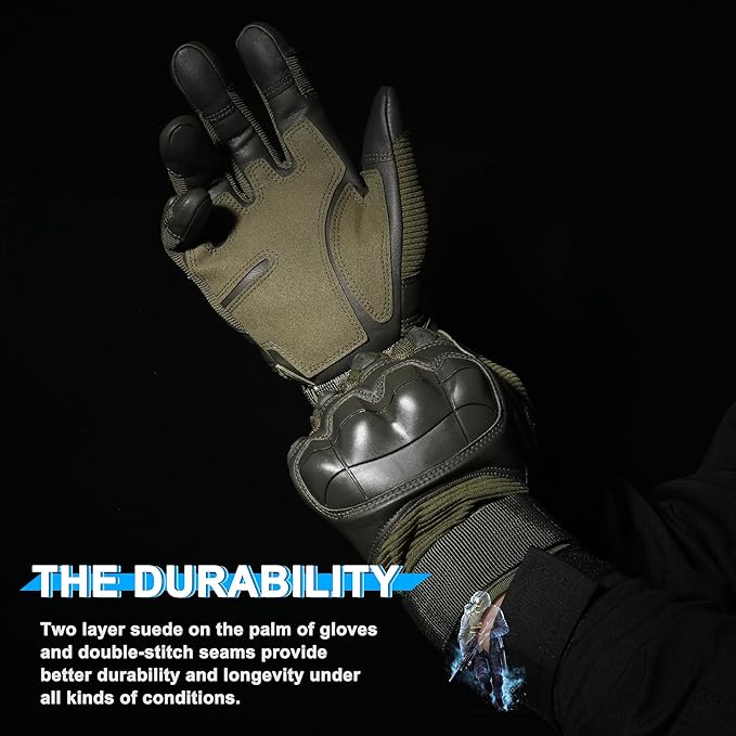 WTACTFUL Tactical Gloves for Men - Touch Screen - Airsoft Motorcycle Outdoor Costume